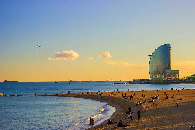Alojamiento en la playa de Barcelona